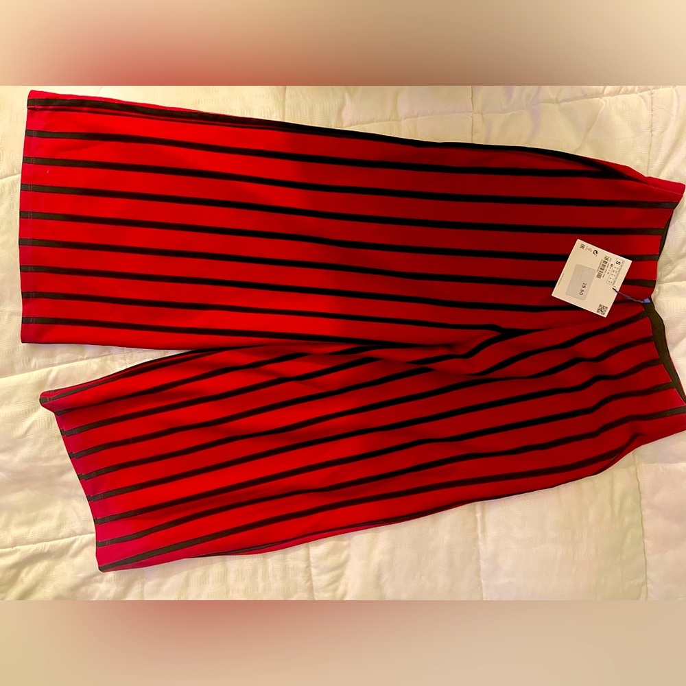 Zara Wide Leg 3/4 Pants